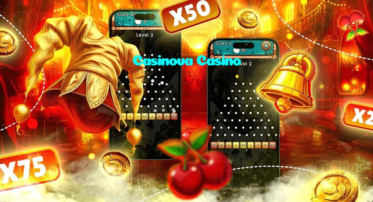 Casinova Casino casino presented on mobile device in Pakistan with slots and live games